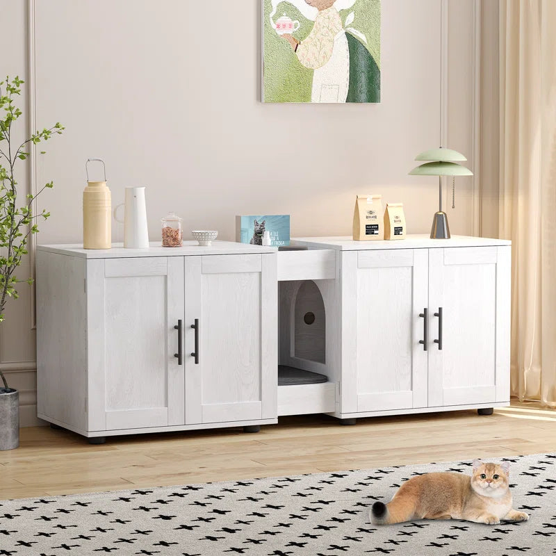Dyte Medium Density Fiberboard (MDF) Litter Box Enclosure