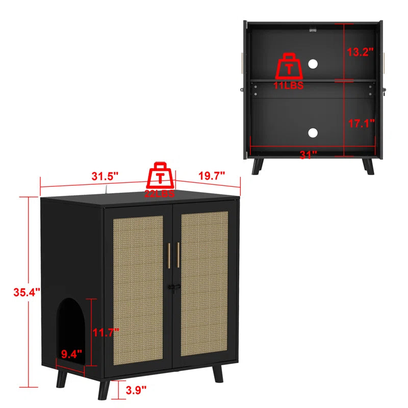 Defanski Litter Box Enclosure