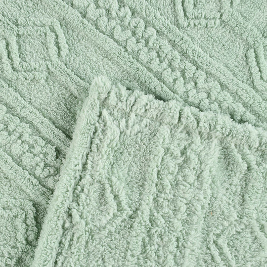 Arctic Boho Jacquard Plush Fluffy Fleece Blanket