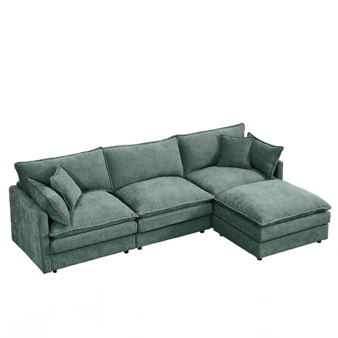Modular Sectional Sofa, 102 Inch L Shaped Couch Set for Living Room