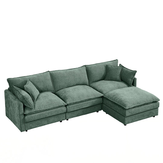 Modular Sectional Sofa, 102 Inch L Shaped Couch Set for Living Room