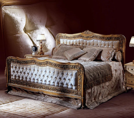 Tufted King Upholstered Standard Bed