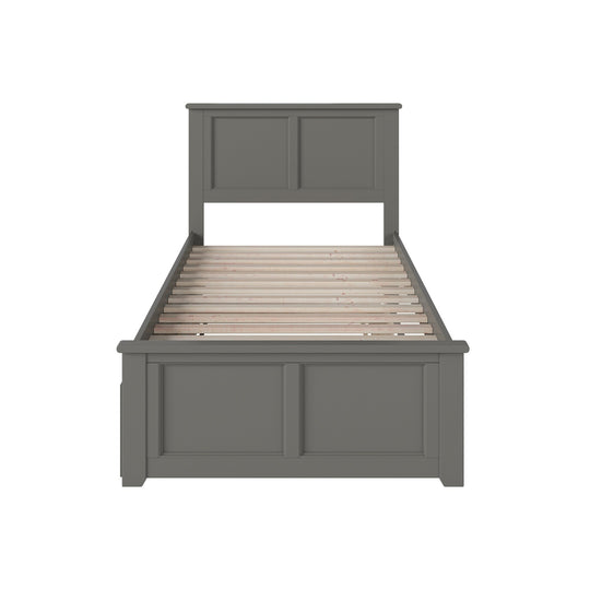 Madison Platform Bed with Matching Footboard & Trundle