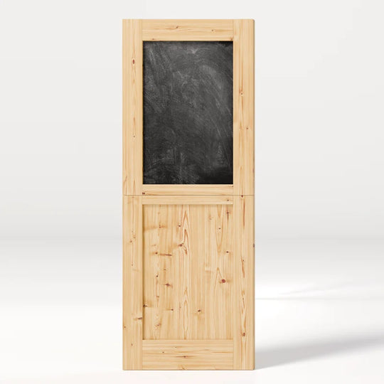 Blackboard Interior Dutch Door Easy-To-Clean Surface without Hardware Included