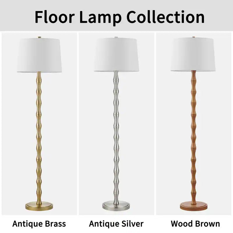 61'' Floor Lamp with Fabric Drum Shade