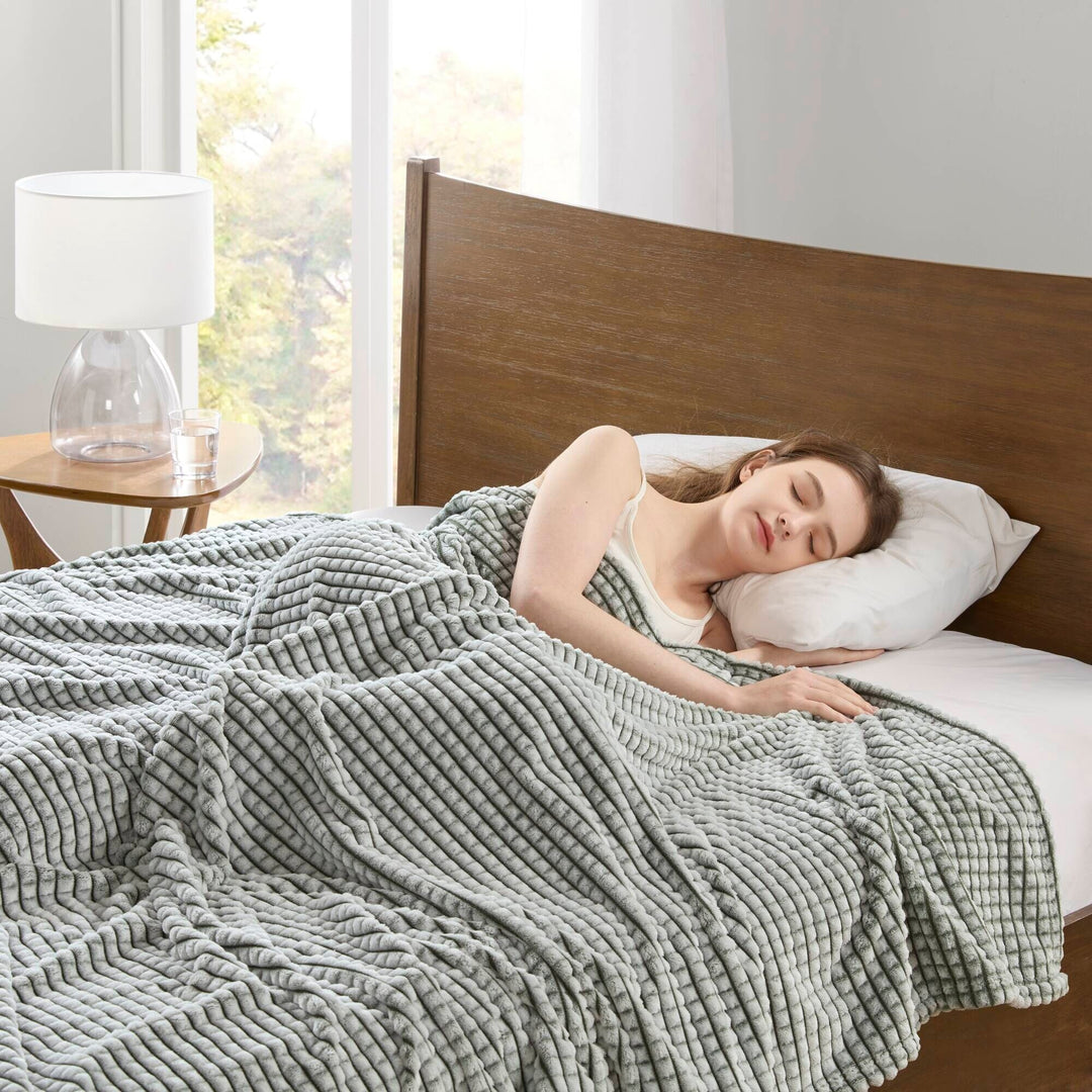 Carved Plush Blanket