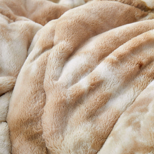 3 Piece Winter Reversible Comforter Set Faux Shearling Ultra Soft Minky Plush and Fuzzy Fleece Microfiber
