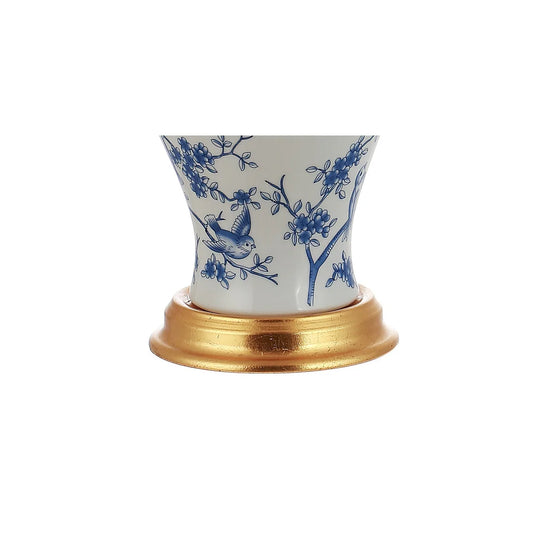 Grace 24" Floral LED Table Lamp, Multi/Brass