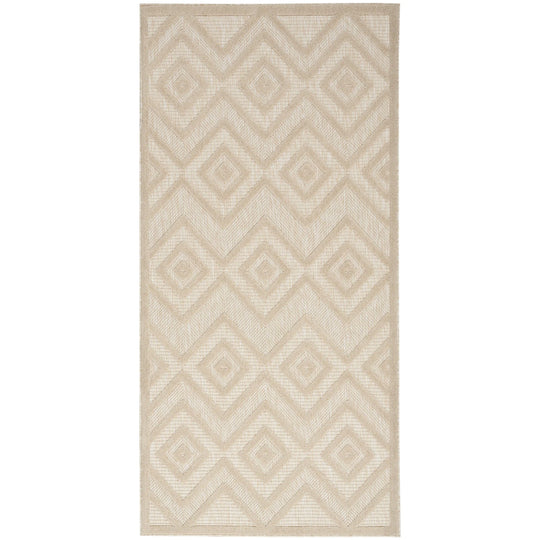 Versatile Indoor/Outdoor Geometric Flatweave Area Rug