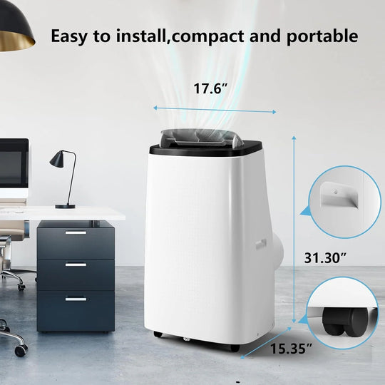14000 Btus Portable Air Conditioner for Rooms up to 700 Sq. Ft.