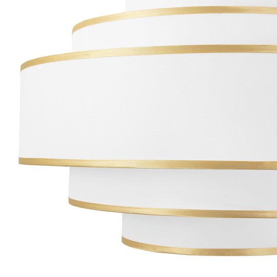 Getledel 30 In. 7-Light Dimmable Tiered Drum Chandelier