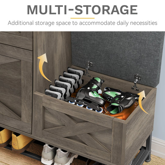 Shoe Storage Cabinet with Drawers Entryway Shoe Storage