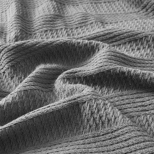 Rope Stripe Cotton Blanket