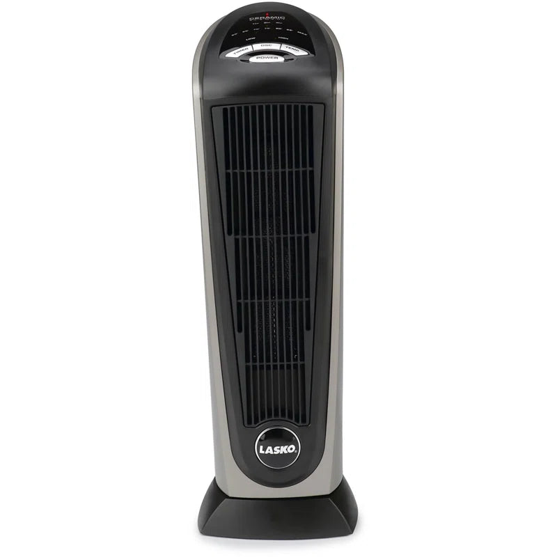 Ceramic 1,500 Watt Portable Electric Tower Heater with Remote Control