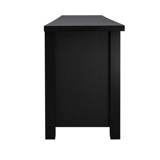 Classic TV Stand for up to 80" Tvs-Glass Fronted Doors-Modern Finish - 65"W X 16"D X 23.625"H