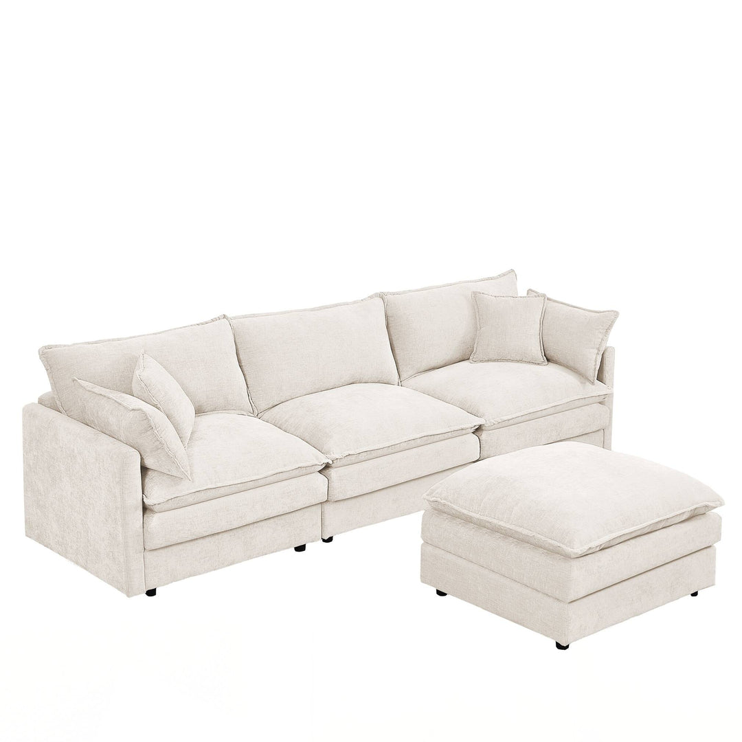 Modular Sectional Sofa, 102 Inch L Shaped Couch Set for Living Room