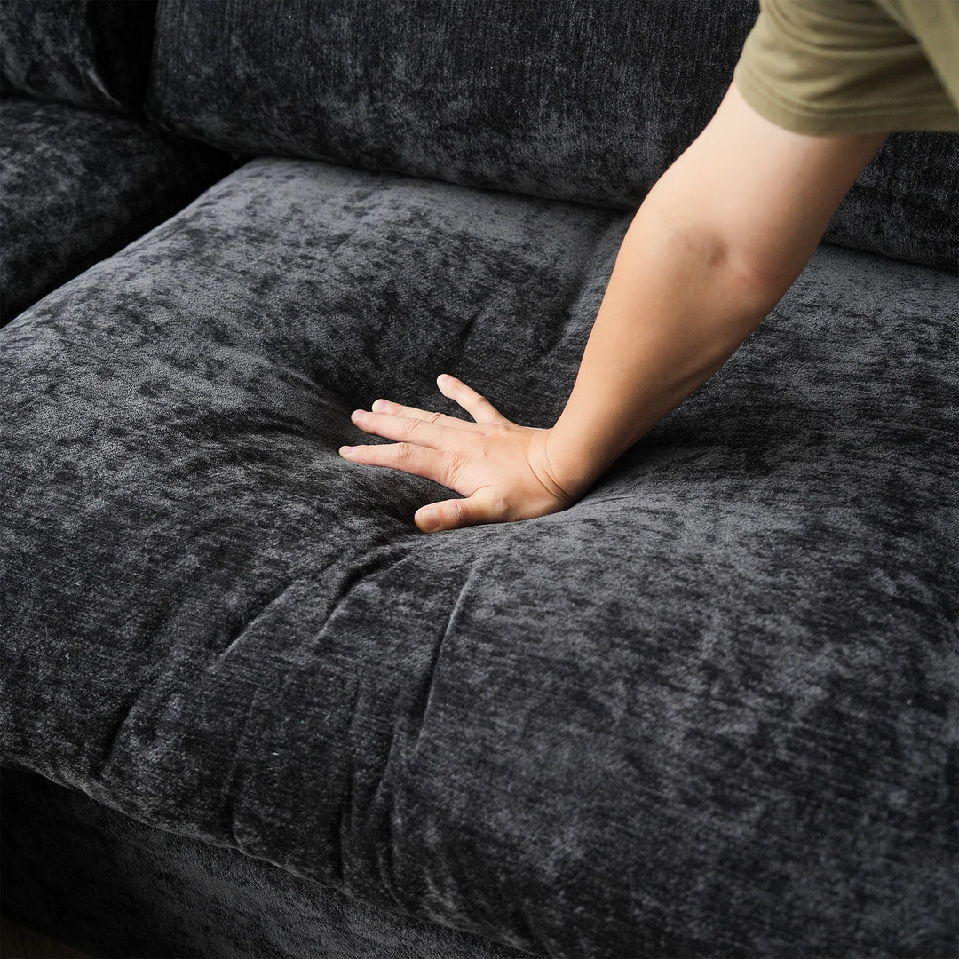 Modern Cloud Sectional Couches for Living Room Set, Chenille U-Shaped Sofa Couch