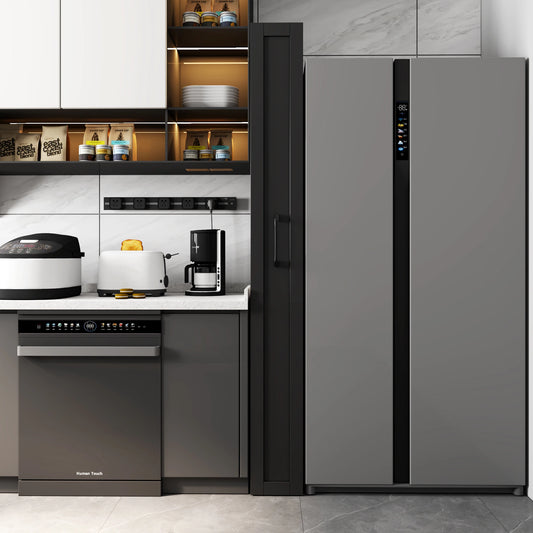 7-Tier Rolling Storage Shelf, Modern Pull-Out Organizer with Single-Sided Access for Kitchen, Living Room, Pantry