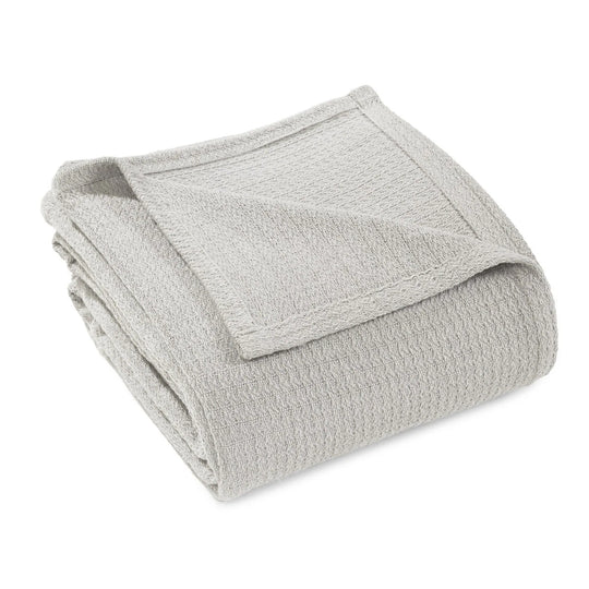 Waffle Weave Honeycomb Knit Soft Cotton Blanket