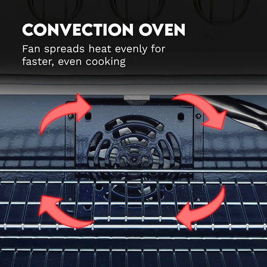 48 In. Vista Collection 5.5 Cu. Ft. Double Oven Gas Range, 8 Italian Burners, LED Panel, Cast Iron Grates, Stainless Steel