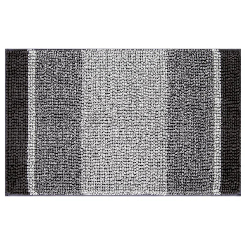 Mersin Gradient Chenille Water Absorbent Soft Plush Bath Rug
