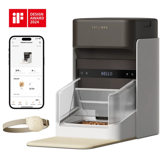 One RFID Automatic Feeder with Smart APP Control, Coffee, 3L, 1 Count
