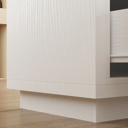 Entertainment Center Table Retracted Extendable TV Stand in Stretch