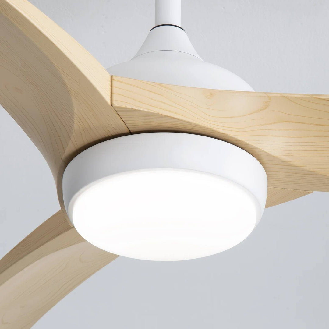 Sofucor 52/60 Inch Ceiling Fan with Integrated LED Light and Remote Control Quiet DC Motor