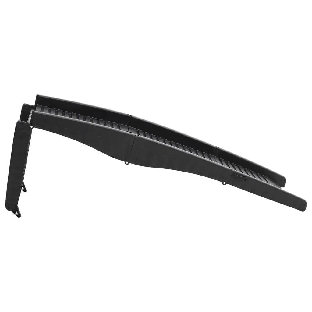 Folding Dog Ramp Black 60.2"X15.7"X4.9" Plastic