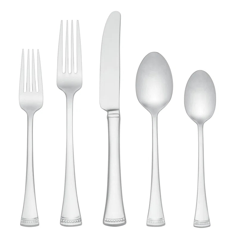 Portola 65-Piece Flatware & Serving Set, Service for 12