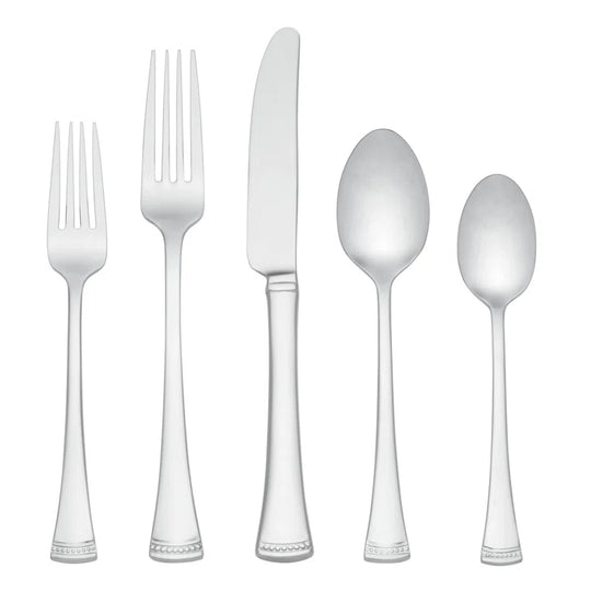 Portola 65-Piece Flatware & Serving Set, Service for 12