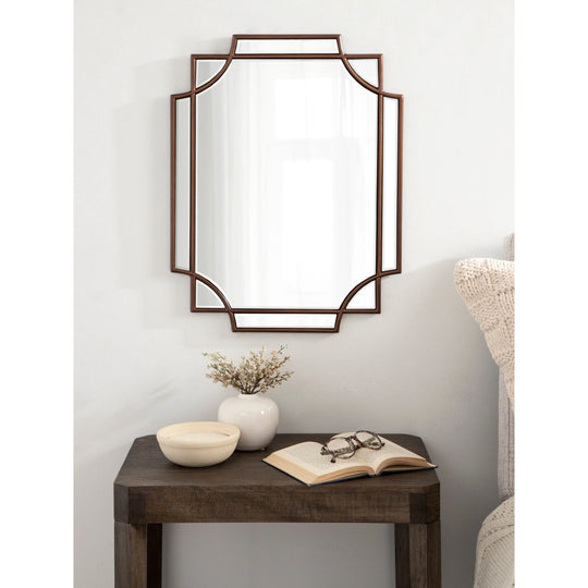Minuette Traditional Decorative Framed Wall Mirror