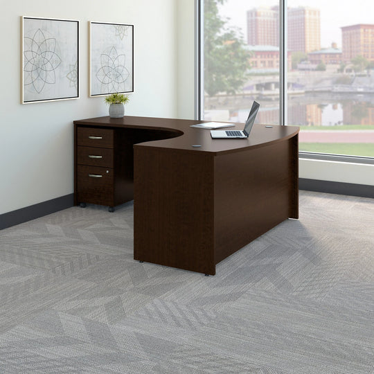 Series C Left Handed L Desk with Drawers by