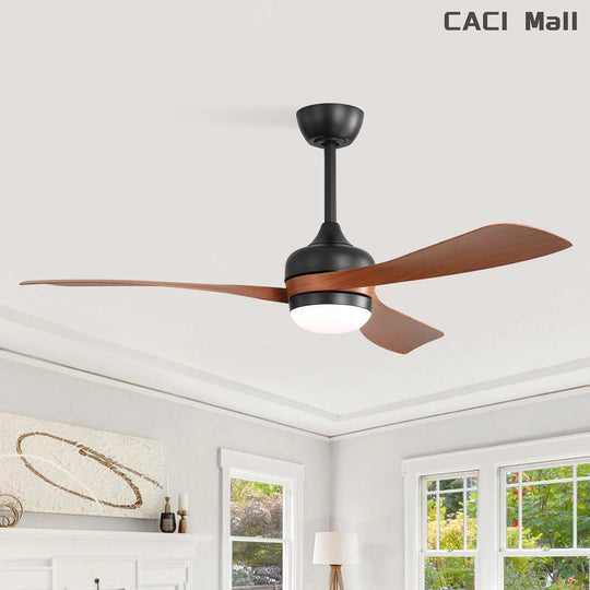 Sofucor 52/60 Inch Ceiling Fan with Integrated LED Light and Remote Control Quiet DC Motor