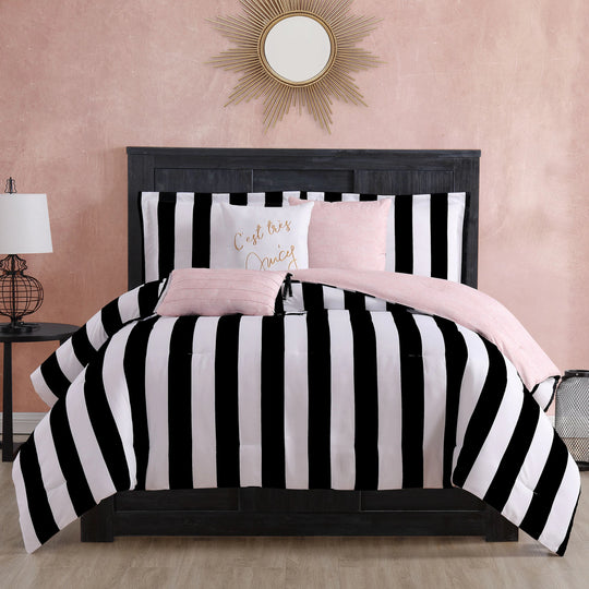Juicy Reversible Cabana Stripe Bedding Set