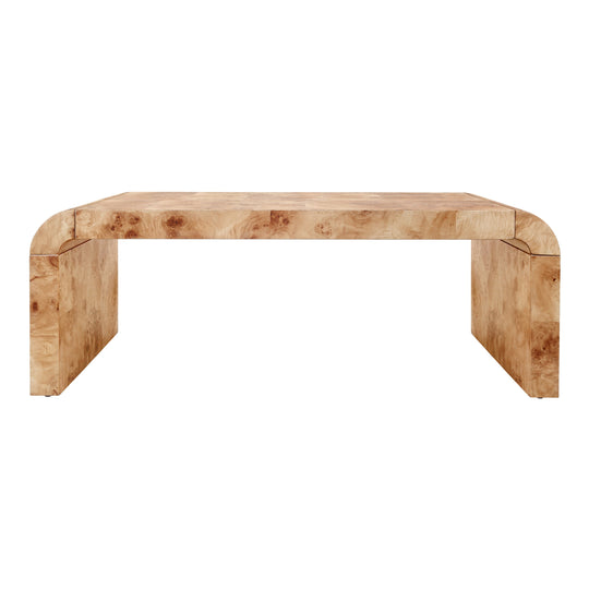 NPD Furniture Adriel Burl Wood Coffee Table