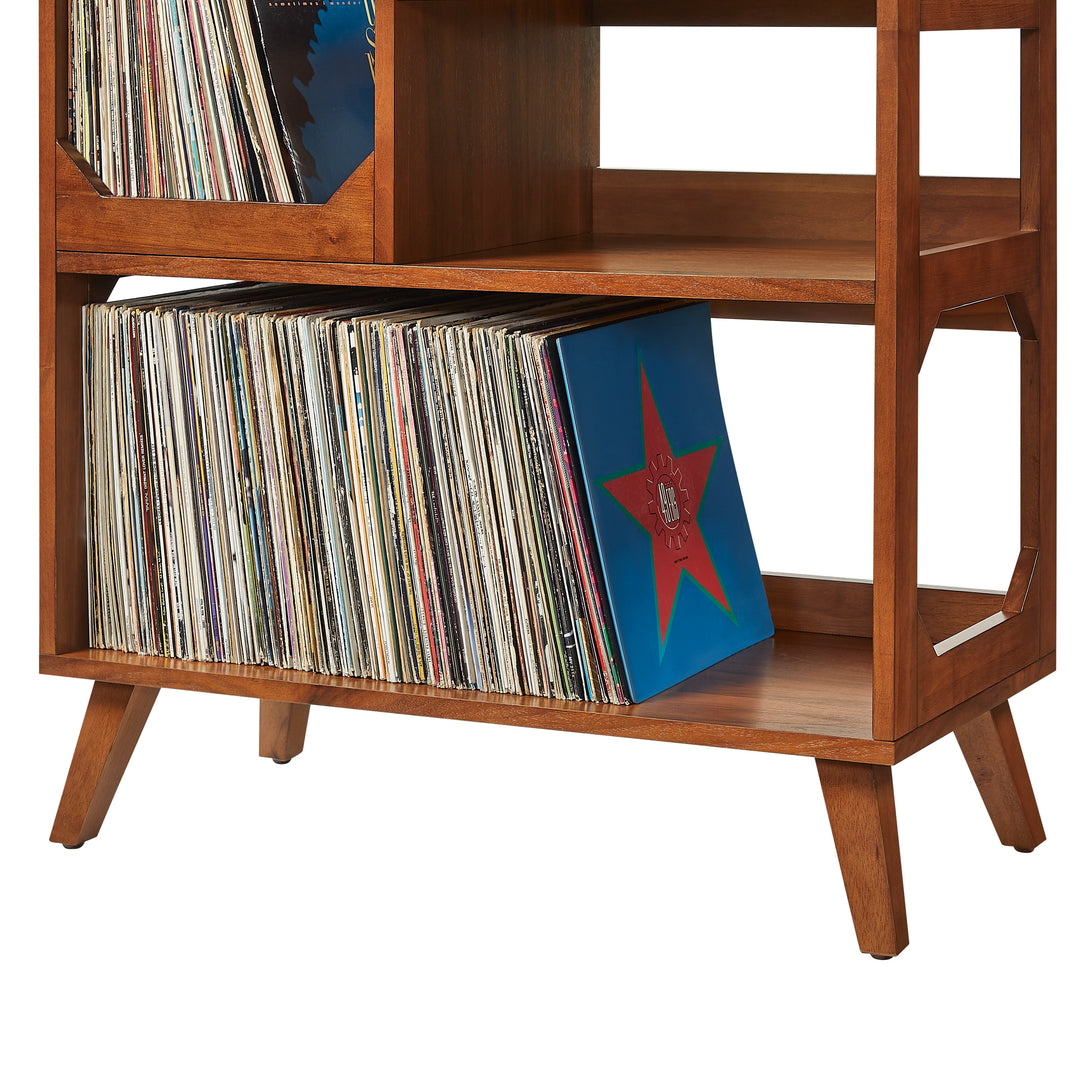 Crosley Asheville Medium Record Player Stand with Vinyl Storage
