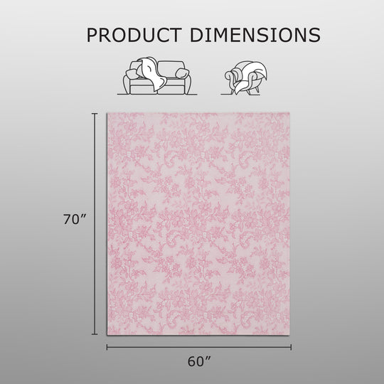 60" X 70" Plush Throws