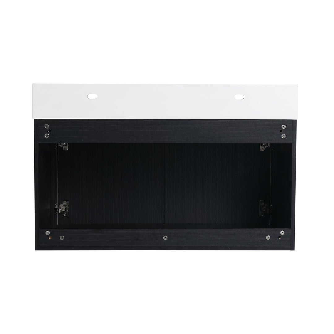 Bathroom Vanity with Sink in 24/30/36 Inch, Floating Bathroom Vanity with Soft Close Door