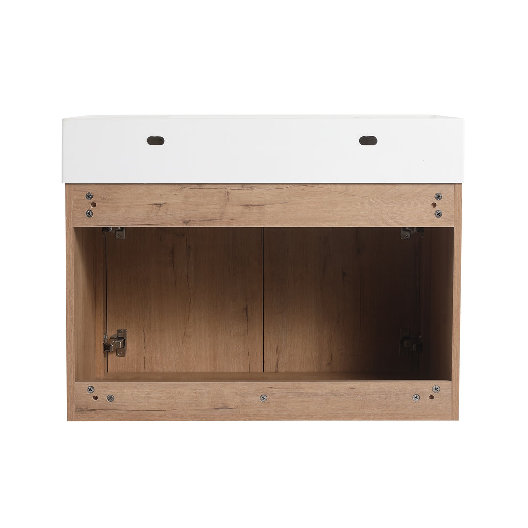 Bathroom Vanity with Sink in 24/30/36 Inch, Floating Bathroom Vanity with Soft Close Door