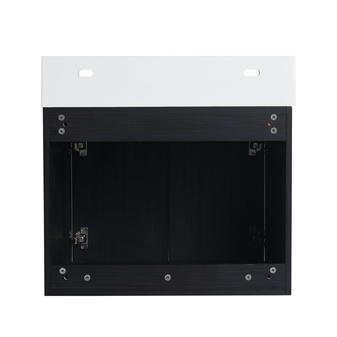 Bathroom Vanity with Sink in 24/30/36 Inch, Floating Bathroom Vanity with Soft Close Door