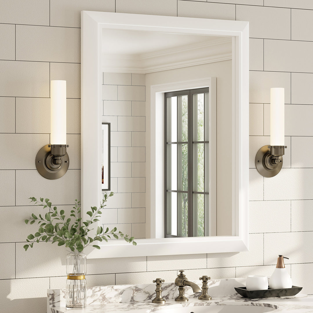 5-Year Warranty Full Size Farmhouse Beveled Metal Rectangle Wall Bathroom Vanity Mirrors