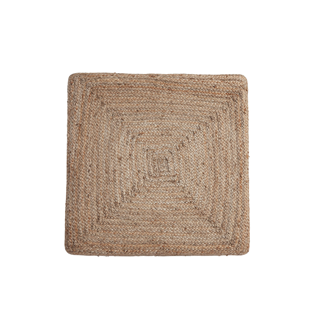 Biscayne Natural Woven Jute 30-Inch Wide Square Coffee Table