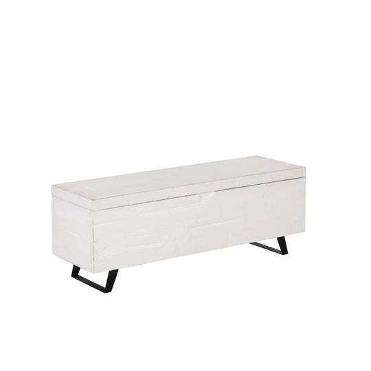 Broadmore 46-Inch Acacia Wood Storage Bench