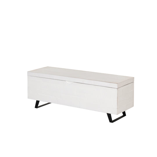Broadmore 46-Inch Acacia Wood Storage Bench