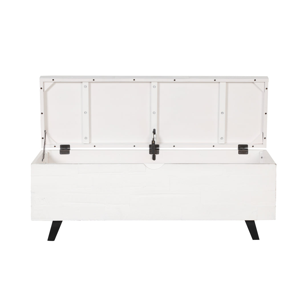 Broadmore 46-Inch Acacia Wood Storage Bench