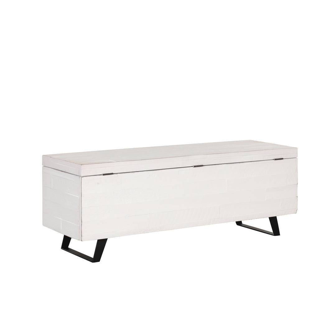Broadmore 46-Inch Acacia Wood Storage Bench
