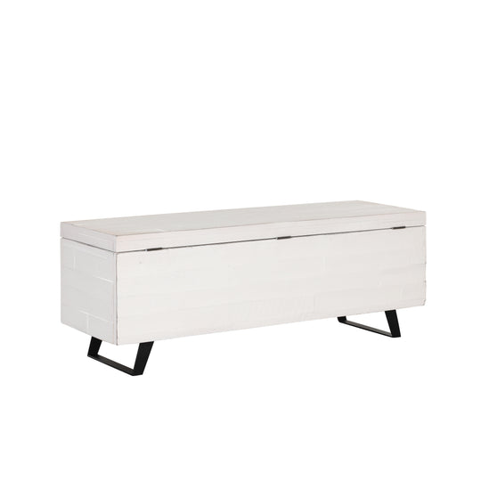 Broadmore 46-Inch Acacia Wood Storage Bench