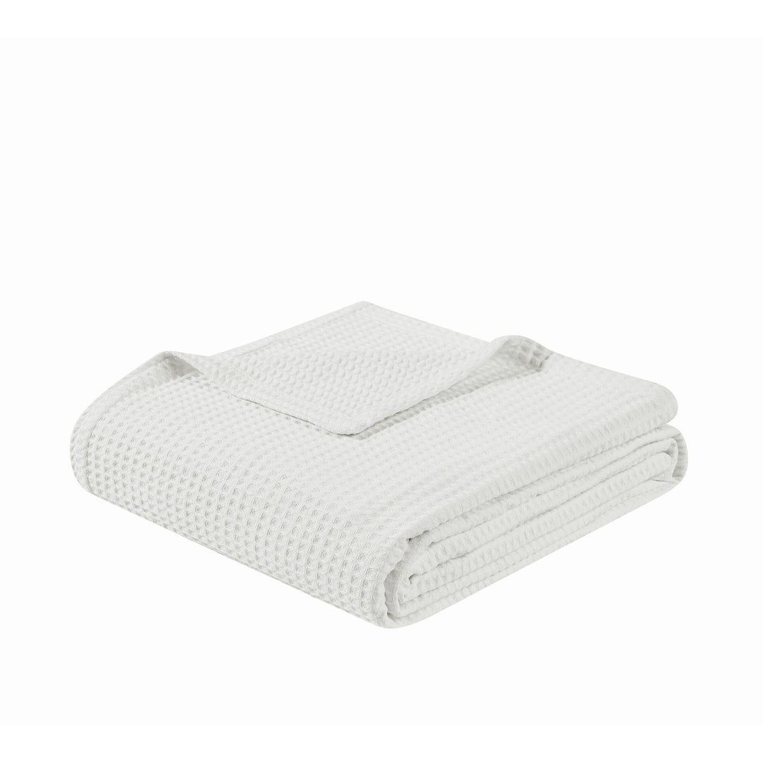 Heritage Cotton Waffle Blanket and Throw