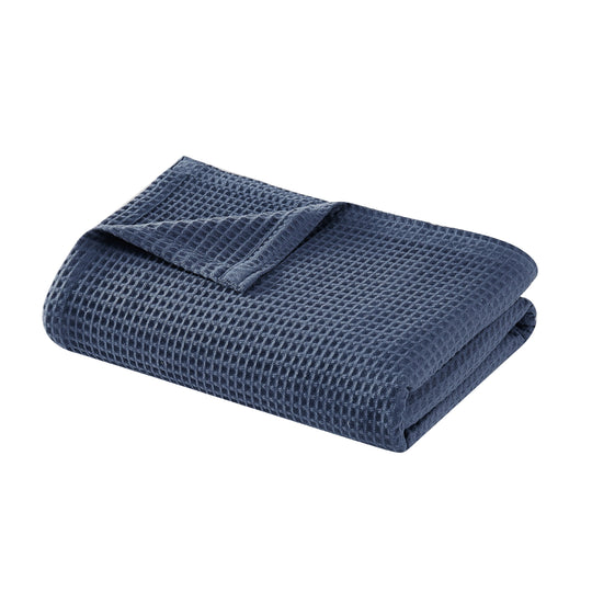 Heritage Cotton Waffle Blanket and Throw